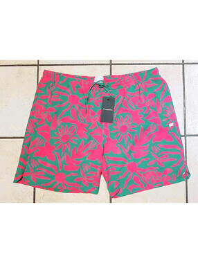 Fabletics Shorts Hot Pink And Green Colorful Kainalu Verde Sunprint XXL